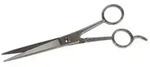 C.K Extrascharfe Haarschneideschere, spitz mit Kockade, 180mm L&auml;nge C8080