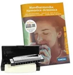 Blues Harmonica Set, (incl. 4 languages Method (DE/EN/FR/ES), case, cleaning...