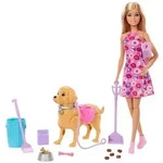 Barbie Hundespaziergang Spielset mit Puppe