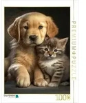 CALVENDO Puzzle Beste Freunde 1000 Teile Lege-Gr&ouml;&szlig;e 64x48cm Foto-Puzzle f&uuml;r