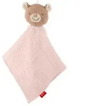 Sigikid 31262 - Baby Schnuffeltuch B&auml;r, rosa, Baumwoll-Musselin, sigibaby