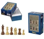 Schachfiguren Artus, K&ouml;nigsh&ouml;he 110 mm, gewichtet, in Setup Box