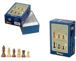 Schachfiguren Artus, K&ouml;nigsh&ouml;he 65 mm, gewichtet, in Setup Box