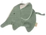 sigikid 39798 - Musselin Knistertuch Elefant Tiny Tissues, Materialmix, Babyspielzeug