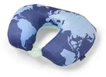 2-in-1-Reisekissen Nackenh&ouml;rnchen, "World Map"