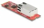 Delock 62985 Schnittstellen-Konverter [1x Gigabit-LAN (1/2.5 Gbit/s) - 1x M.2 Key