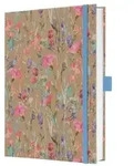 JN853 Notizbuch Jolie ca. A5 liniert braunpinkblaulila