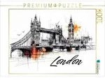 CALVENDO Puzzle London 1000 Teile Lege-Gr&ouml;&szlig;e 64x48cm Foto-Puzzle f&uuml;r...