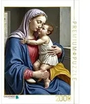 CALVENDO Puzzle Inspiriert von Sandro Botticelli/Madonna mit Kind (ca. 1490)...