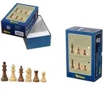 Schachfiguren Sigismund, K&ouml;nigsh&ouml;he 70 mm, gewichtet, in Setup Box