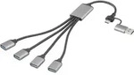 Renkforce RF-6861934 USB-Hub 4 Port USB-A USB 3.0 5 GBit/s mit...