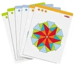 HABA 2012371001 - Mosaic triangles, Legespiel Mosaik-Dreiecke, 58-teilig, Holz