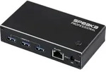 SpeaKa Professional HDMI 2.1 Slim KVM 2X1 USB3.0 +IR, Black HDMI-Switch HDMI 3840 x