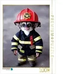 CALVENDO Puzzle Ein Motiv aus dem Kalender Feuerwehr - Tierischer Feuerwehrkalender