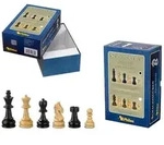 Schachfiguren Chlodewig, K&ouml;nigsh&ouml;he 83 mm, gewichtet, in Setup Box