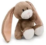 NICI 62984 - Hase Lopino in Geschenkbox, braun/wei&szlig;, 20 cm, Kuscheltier, My First