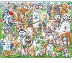 Puzzle - S&uuml;&szlig;e und verspielte Hunde (Selfie/Gruppenbild)