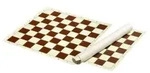 Schachbrett rollbar, Feld 45 mm, aus Kunststoff, braun creme