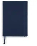 Notizbuch A4 Hardcover Navy Blue Blanko, 192 Seiten