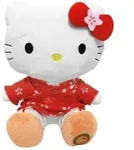 Hello Kitty Kimono Pl&uuml;sch 24 cm