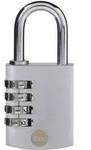 YALE Y151B/40/130/1 Vorh&auml;ngeschloss 40mm Silber Zahlenschloss