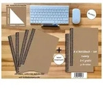 A 6 Notizbuch - Set, 5+1 gratis, Luxury 80 Seiten MUSKAT Designerecycling,...