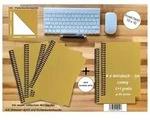 A 6 Notizbuch - Set, 5+1 gratis, Luxury 80 Seiten GOLD GMUND SHIMMER, punktiert