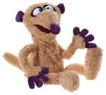 Handpuppe Jan&Henry Jan lila/braun