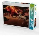 CALVENDO Puzzle Roter Stier 1000 Teile Lege-Gr&ouml;&szlig;e 64x48cm Foto-Puzzle f&uuml;r