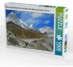 CALVENDO Puzzle Blick auf Gorak Shep (5170 m) mit Kala Pattar (5545 m) und...
