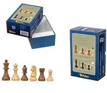Schachfiguren Artus, K&ouml;nigsh&ouml;he 83 mm, gewichtet, in Setup Box