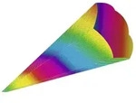 URSUS Schult&uuml;ten 3D-Schult&uuml;ten Regenbogen, H&ouml;he 68 cm, Durchmesser 20 cm,...