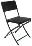 Klappstuhl Gartenstuhl Rattan-Optik
