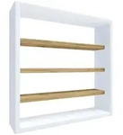 Holz Wandregal Gew&uuml;rzregal Regal K&uuml;che Esaldi S
