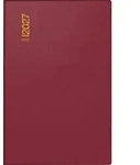 rido/id&eacute; 7016212297 Taschenkalender Mod. Industrie II 2027 A7, Kunststoff, bordeaux