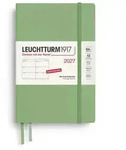 Wochenkalender Paperback (B6+) 2027, Salbei, Deutsch