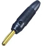 BKL Electronic 072150/G Bananenstecker Stecker, gerade Stift-&Oslash;: 4mm Schwarz 1St.