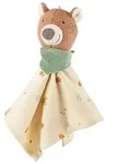 Sigikid 39992 - Schnuffeltuch B&auml;r, sigibaby, Baumwolle, 7x8x24cm