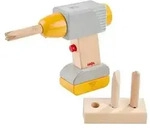 HABA 2012315001 - Creative Play, Bohrmaschine, 6-teilig, Holz
