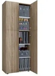 XL Holz Gro&szlig;er Schuhschrank Schuhkommode Lona 5