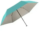 Doppler Taschenschirm zero sun light, Regen und Sonnenschutz, UV-Schutz, aqua blue