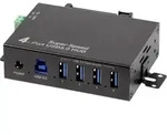 LogiLink UA0443 USB-Hub 4 Port USB-A USB 3.0 5 GBit/s f&uuml;r industrielle Anwendungen,
