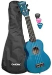Soprano Ukulele Linden Blue (incl. Bag unpadded, 3 Picks)