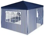 Pavillion PE blau, 3 x 3 m inkl. 4 Seitenteilen