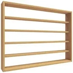 Holz Wandregal Gew&uuml;rzregal Regal K&uuml;che Esaldi L