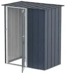 Metall Ger&auml;tehaus 148x88 Gartenhaus Schiebet&uuml;r