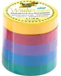 folia Washi Tape Colour Basic 5 Farben 10mmx10m