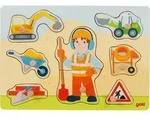 Steckpuzzle Bauarbeiter
