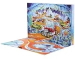 Hot Wheels Adventskalender 2026, 10 Spielzeugfahrzeuge im Ma&szlig;stab 1:64, 14 Zub
