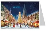 Postkarten-Adventskalender Freiburg